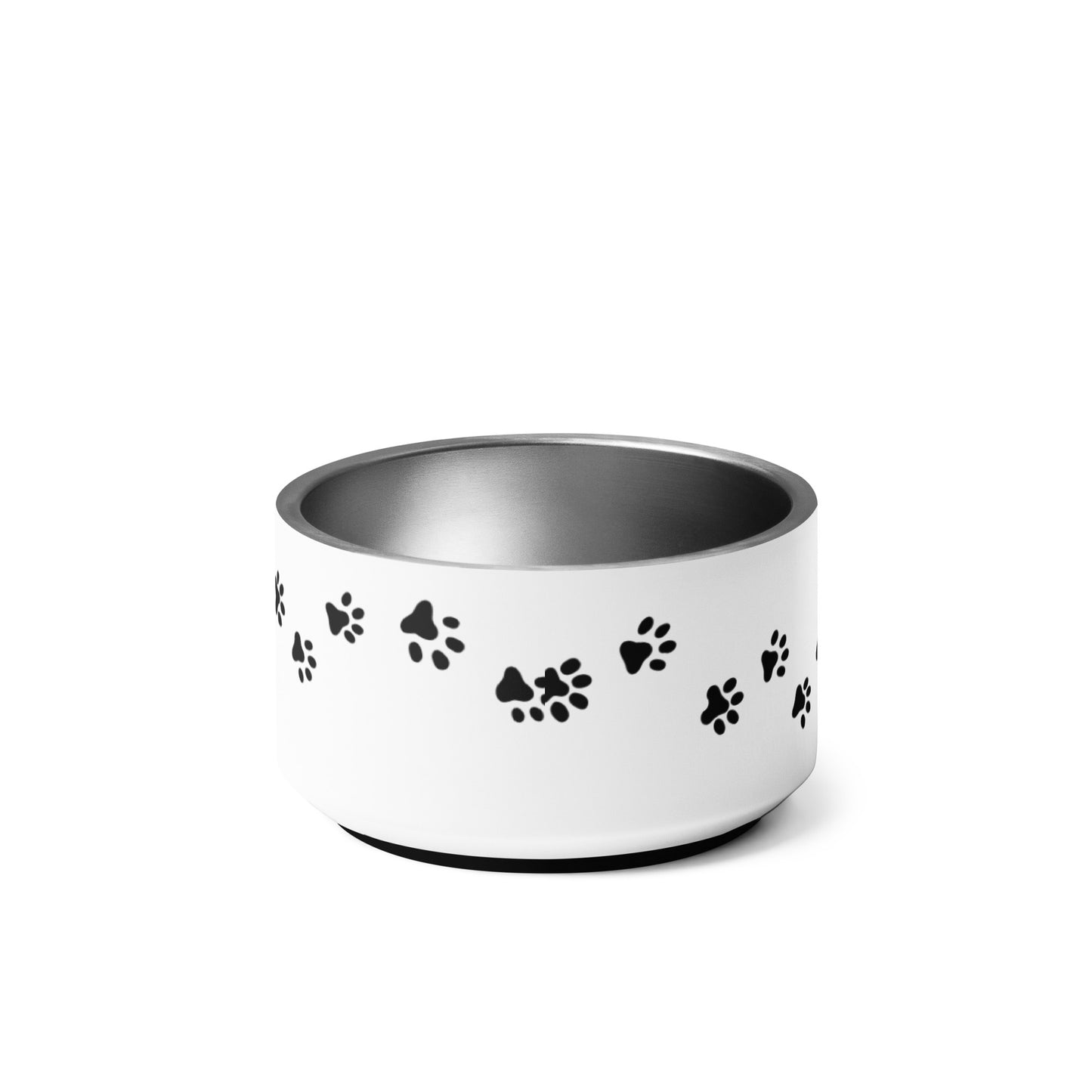 Black and White Paw Prints Pet bowl