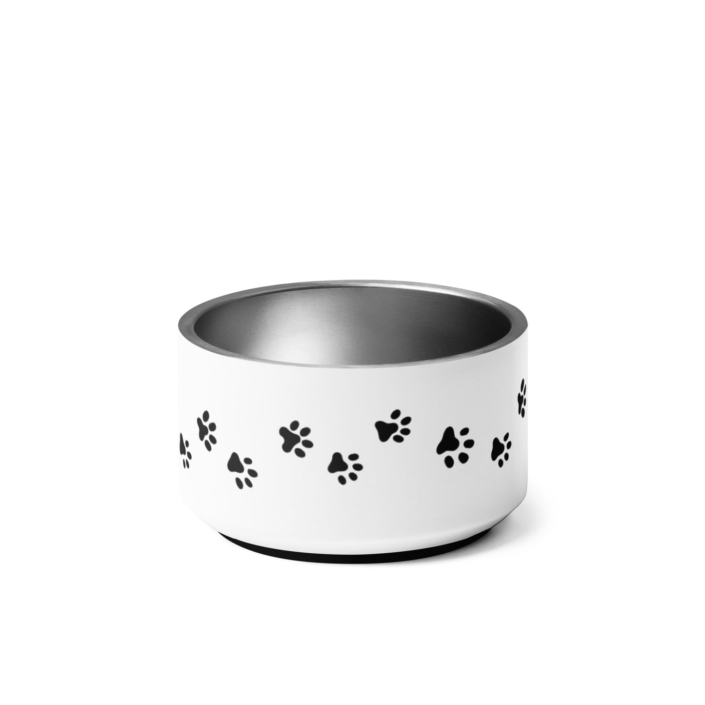 Black and White Paw Prints Pet bowl
