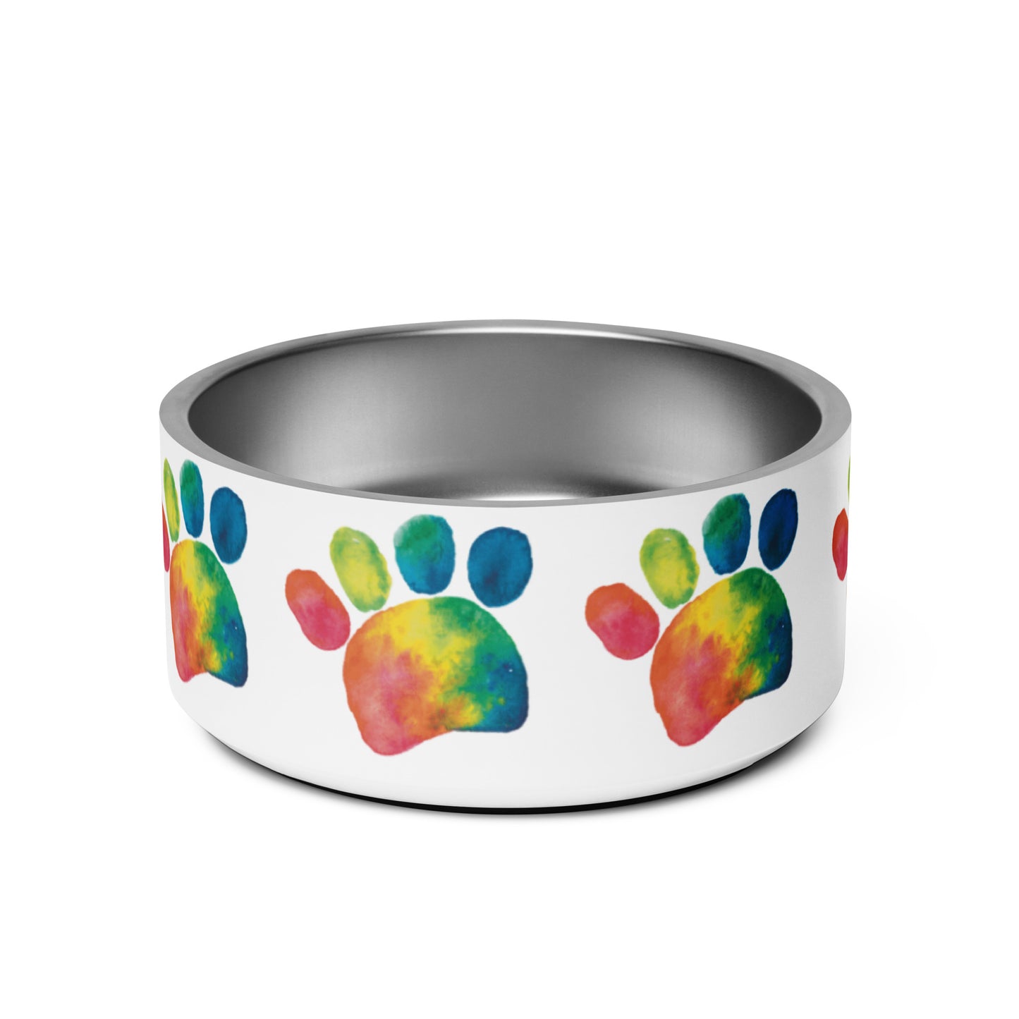 Color Paw Print Pet bowl